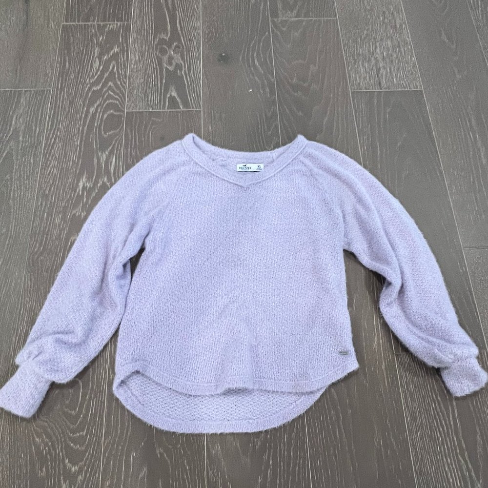 Hollister purple sweater